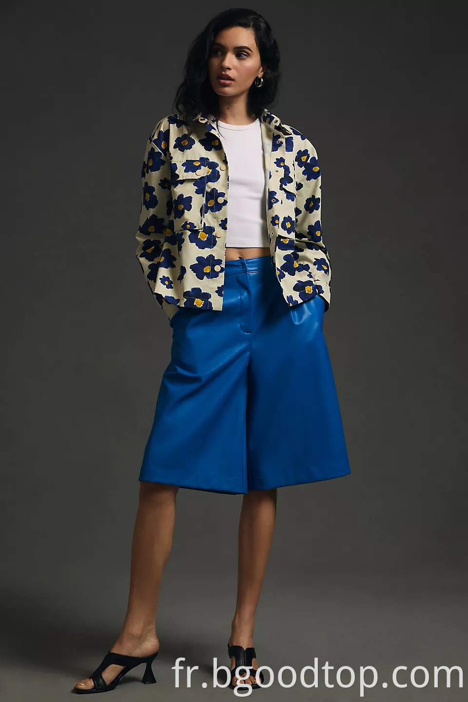 Fashionable and versatile women's floral jacket